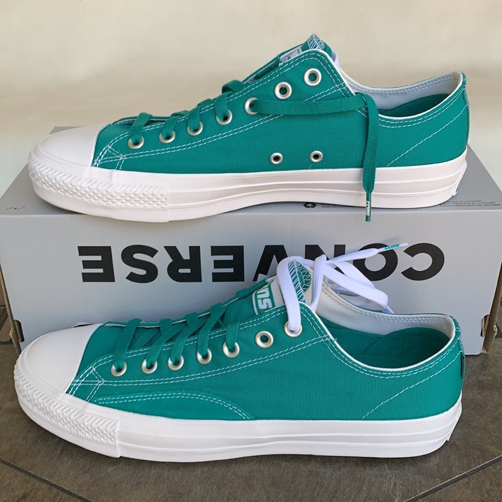 CONVERSE CTAS PRO OP OX MEN’S Malachite/White/Whit - Picture 3 of 16